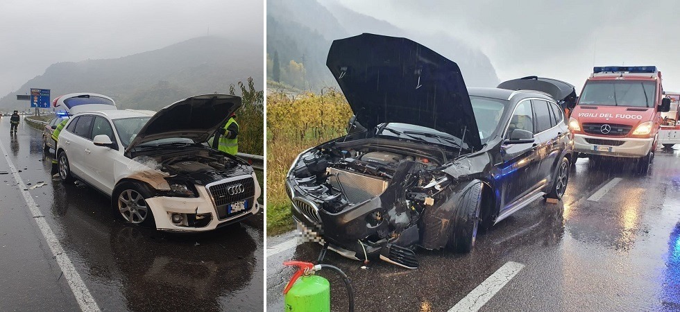 Pauroso frontale con due auto coinvolte: ci sono dei feriti